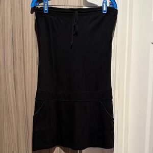 Guess Black Strapless Mini Dress